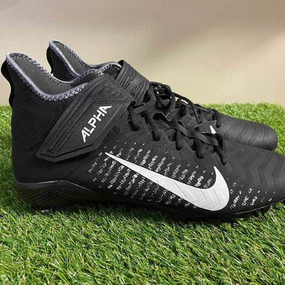 Nike Alpha Menace Pro 2 Football Cleats Black White Men\'s Size 14 CK4277-001 NEW main image 8